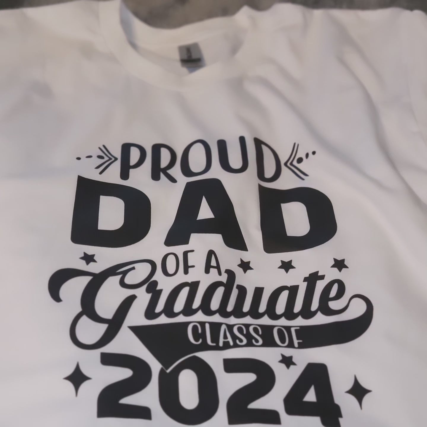Proud Dad/Mom Screenprint Transfer