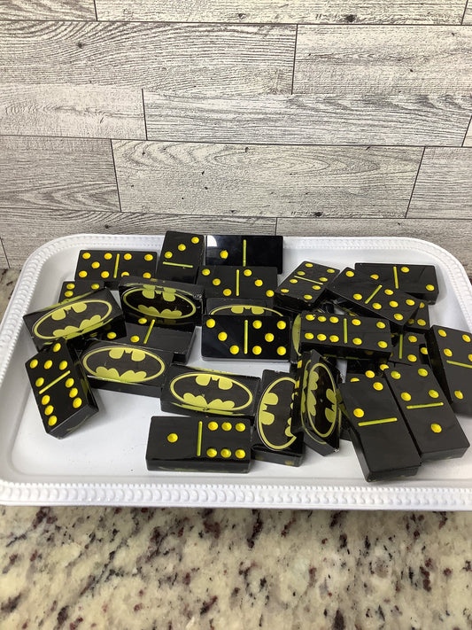 Black and Yellow Inspired Mishap Resin Dominoes