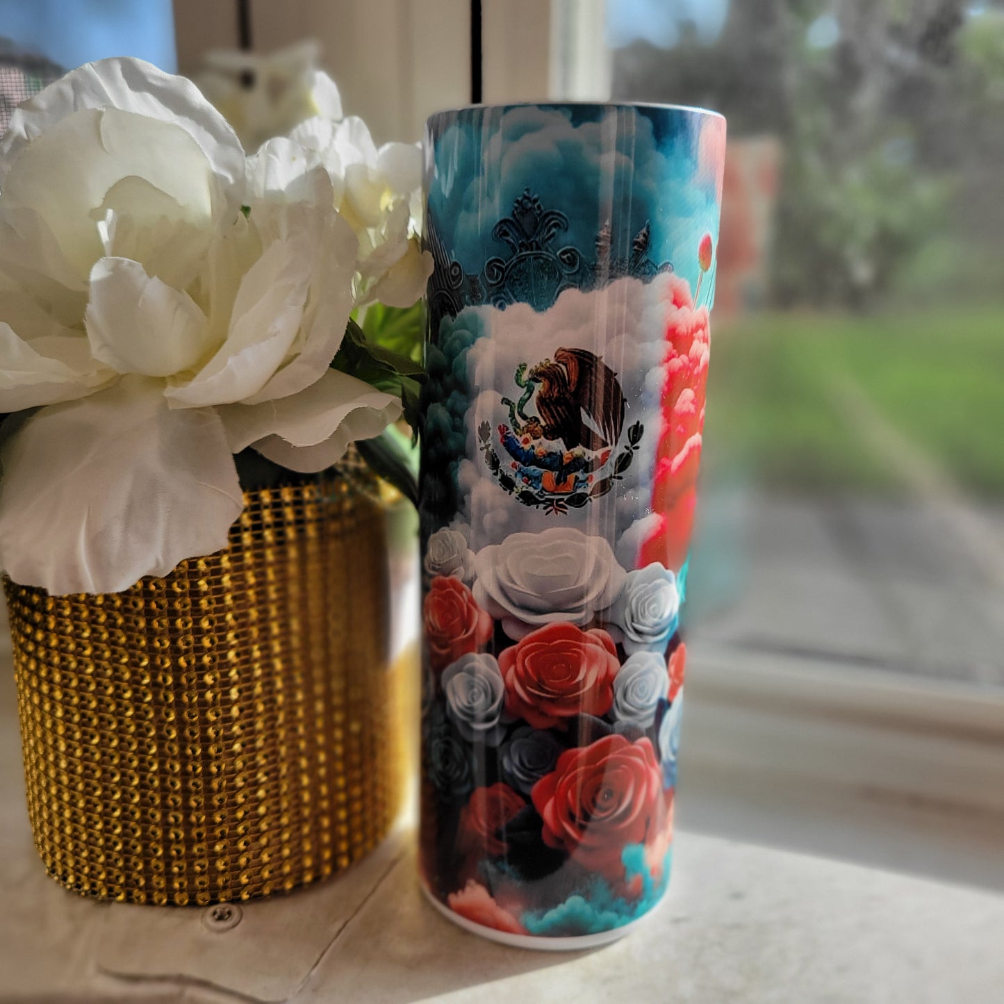 Custom Mexico Flag Tumbler