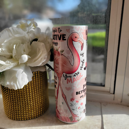 Flamingo Affirmation Tumbler